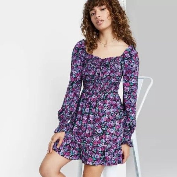 Wild Fable Floral Print Long Sleeve 